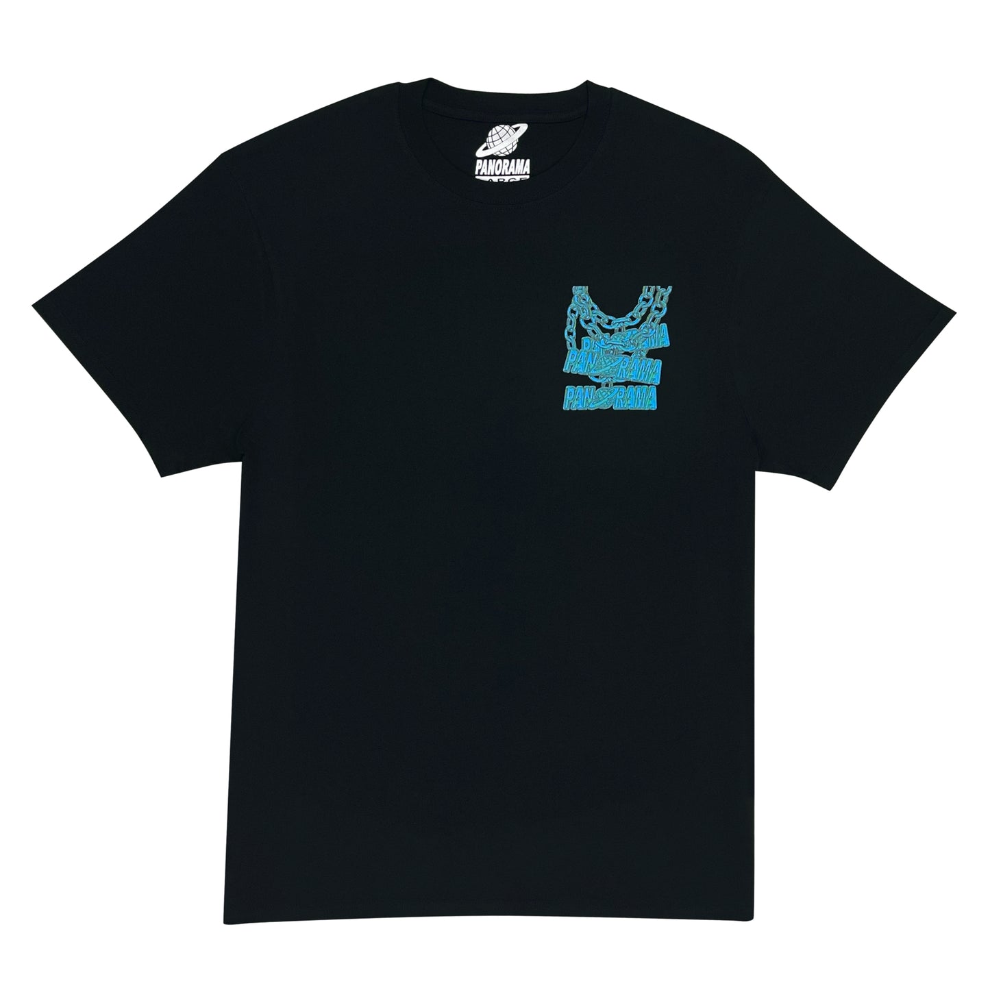 PANORAMA TEAL CHAINS T-SHIRT