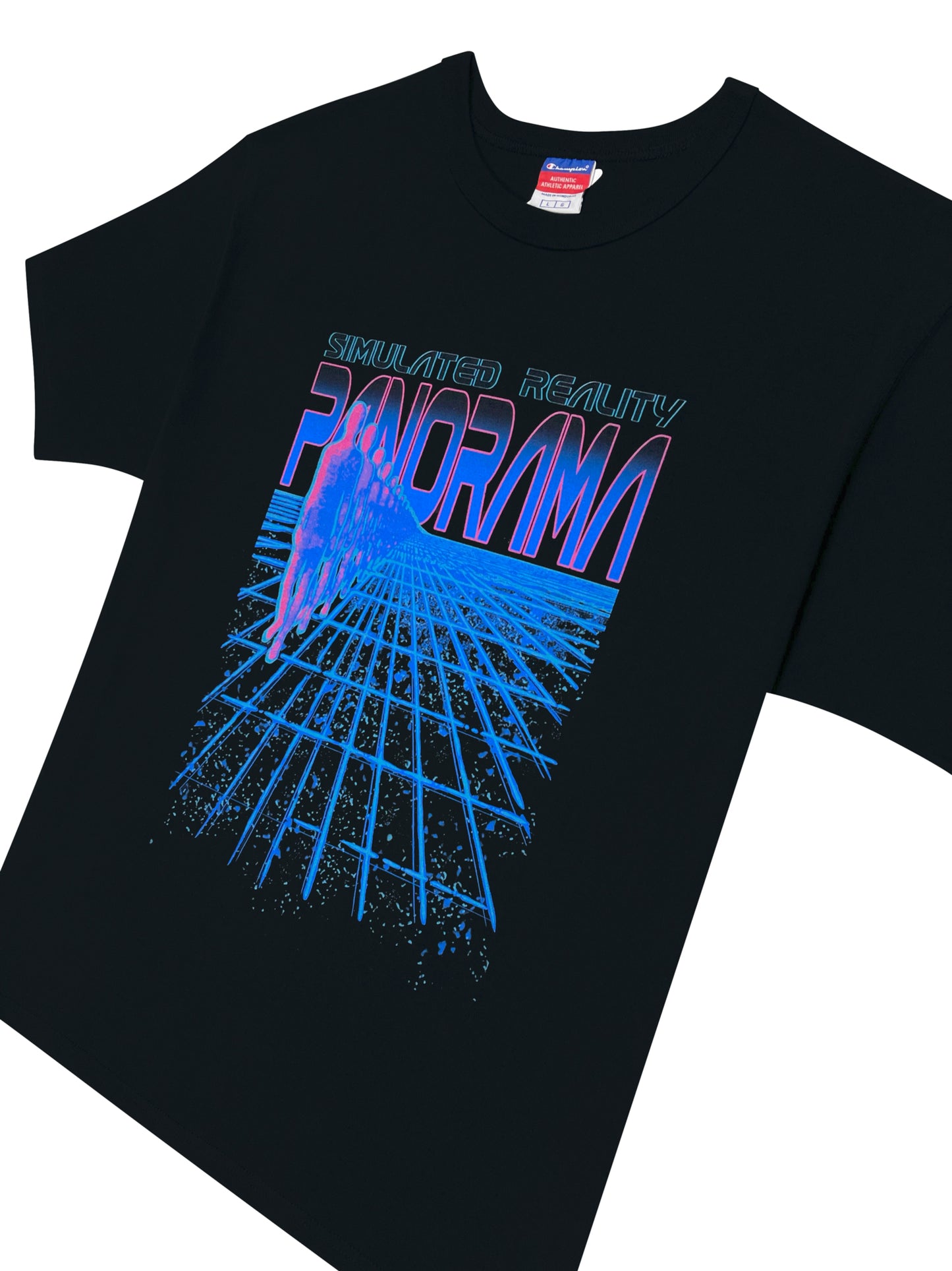 SIMULATED REALITY PANORAMA CHAMPION T-SHIRT