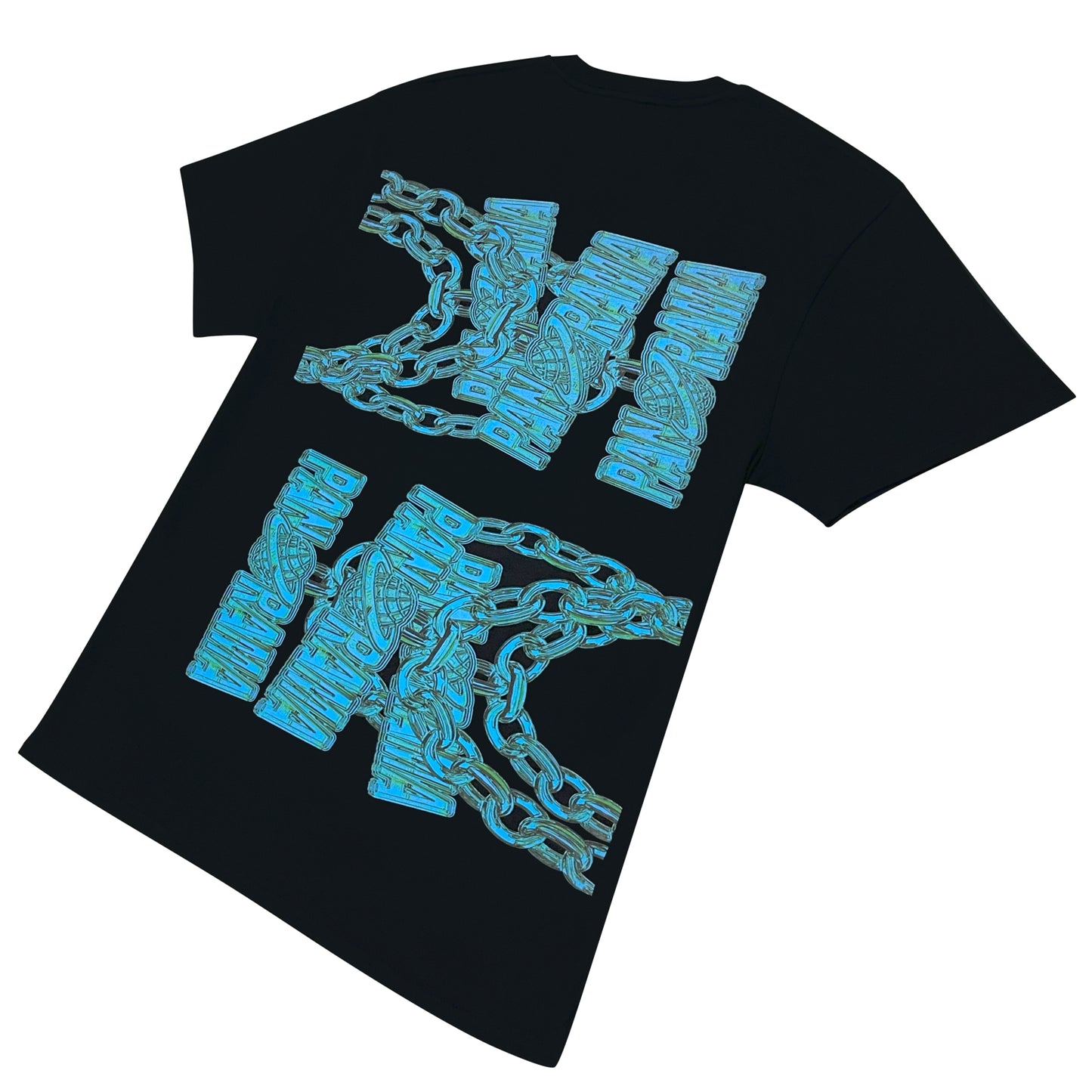 PANORAMA TEAL CHAINS T-SHIRT