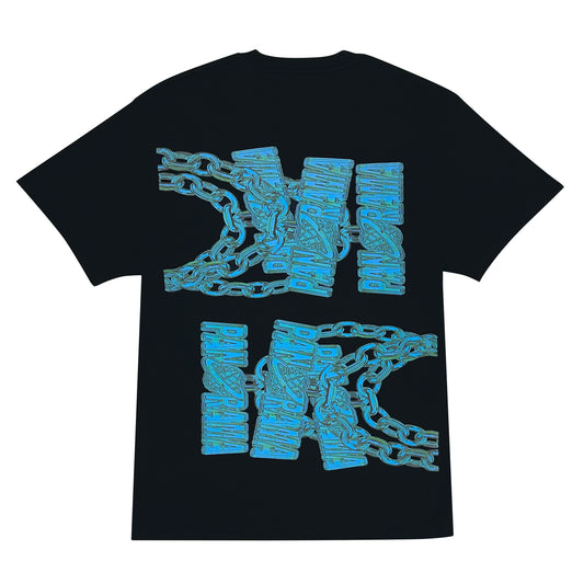PANORAMA TEAL CHAINS T-SHIRT