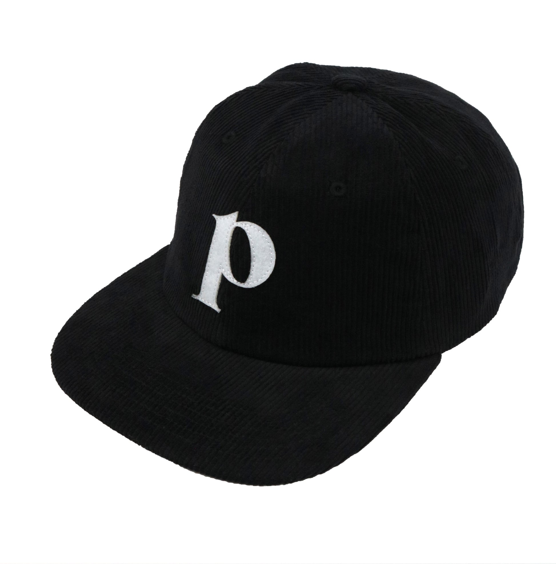 Black Corduroy Hat | Corduroy Fitted Hat | PNRM